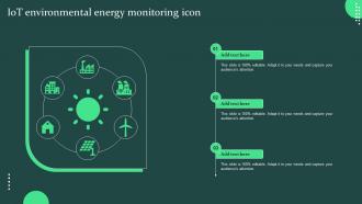 IOT Environmental Energy Monitoring Icon