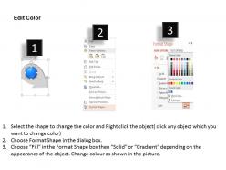 Ir four staged circle arrow process icon diagram powerpoint template