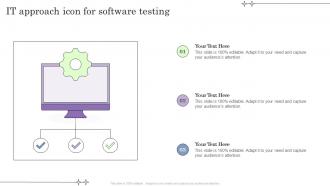 IT Approach Icon For Software Testing