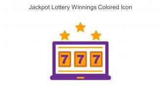 Jackpot Lottery Winnings Colored Icon In Powerpoint Pptx Png And Editable Eps Format