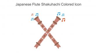 Japanese Flute Shakuhachi Colored Icon In Powerpoint Pptx Png And Editable Eps Format