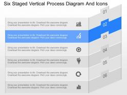Jd six staged vertical process diagram and icons powerpoint template