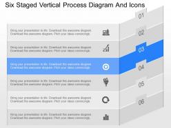 Jd six staged vertical process diagram and icons powerpoint template