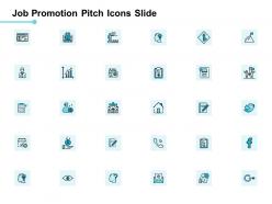 Job promotion pitch icons slide checklist ppt powerpoint presentation file