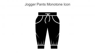 Jogger Pants Monotone Icon In Powerpoint Pptx Png And Editable Eps Format