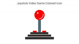 Joystick Video Game Colored Icon In Powerpoint Pptx Png And Editable Eps Format