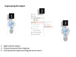 Js bulb made by gears and icons powerpoint template