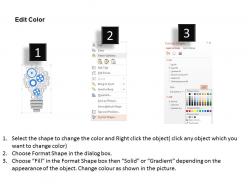 Js bulb made by gears and icons powerpoint template