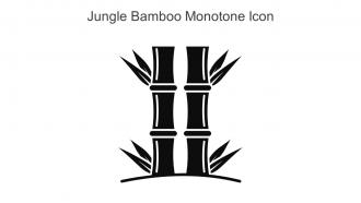 Jungle Bamboo Monotone Icon In Powerpoint Pptx Png And Editable Eps Format