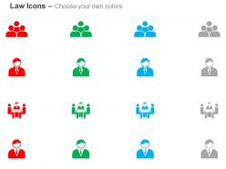 Jury lawyer investigation team criminal ppt icons graphics