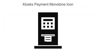 Kiosks Payment Monotone Icon In Powerpoint Pptx Png And Editable Eps Format
