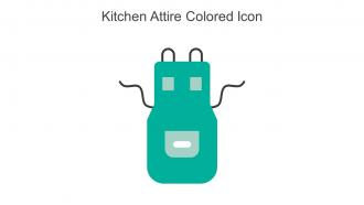 Kitchen Attire Colored Icon In Powerpoint Pptx Png And Editable Eps Format