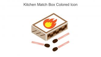 Kitchen Match Box Colored Icon In Powerpoint Pptx Png And Editable Eps Format