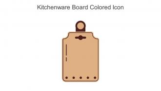 Kitchenware Board Colored Icon In Powerpoint Pptx Png And Editable Eps Format