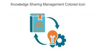 Knowledge Sharing Management Colored Icon In Powerpoint Pptx Png And Editable Eps Format