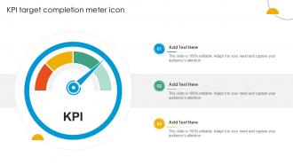 KPI Target Completion Meter Icon