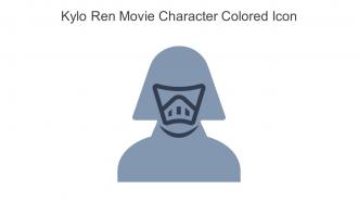 Kylo Ren Movie Character Colored Icon In Powerpoint Pptx Png And Editable Eps Format