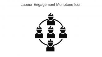 Labour Engagement Monotone Icon In Powerpoint Pptx Png And Editable Eps Format