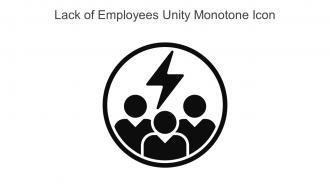 Lack Of Employees Unity Monotone Icon In Powerpoint Pptx Png And Editable Eps Format