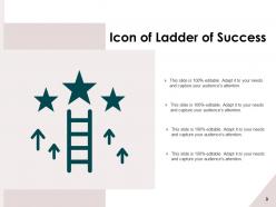 Ladder Icon Success Business Growth Construction Metallic Airport Career