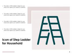 Ladder Icon Success Business Growth Construction Metallic Airport Career