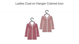 Ladies Coat On Hanger Colored Icon In Powerpoint Pptx Png And Editable Eps Format
