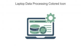 Laptop Data Processing Colored Icon In Powerpoint Pptx Png And Editable Eps Format