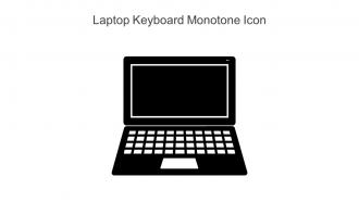 Laptop Keyboard Monotone Icon