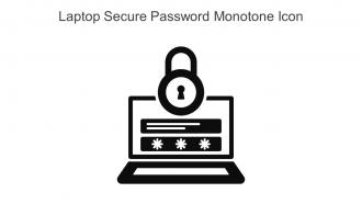 Laptop Secure Password Monotone Icon In Powerpoint Pptx Png And Editable Eps Format