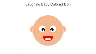 Laughing Baby Colored Icon In Powerpoint Pptx Png And Editable Eps Format