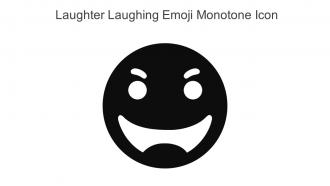 Laughter Laughing Emoji Monotone Icon In Powerpoint Pptx Png And Editable Eps Format