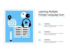 Learning multiple foreign language icon