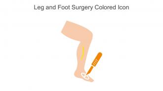 Leg And Foot Surgery Colored Icon In Powerpoint Pptx Png And Editable Eps Format