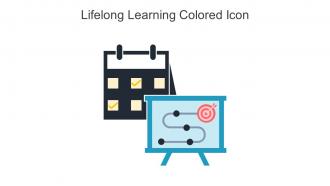 Lifelong Learning Colored Icon In Powerpoint Pptx Png And Editable Eps Format
