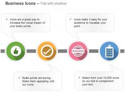 Like symbol right sign quality check analysis ppt icons graphics