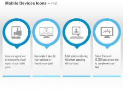 Likes hierarchy with computer communication ppt icons graphics