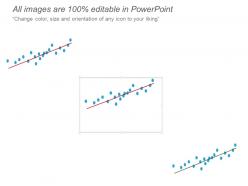 Linear progression analysis ppt icon