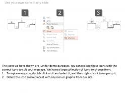 Linear timeline year based infographcis and icons powerpoint slides