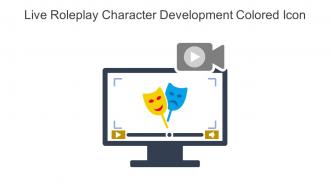 Live Roleplay Character Development Colored Icon In Powerpoint Pptx Png And Editable Eps Format