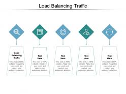 Load balancing traffic ppt powerpoint presentation professional icons cpb