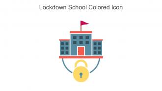 Lockdown School Colored Icon In Powerpoint Pptx Png And Editable Eps Format