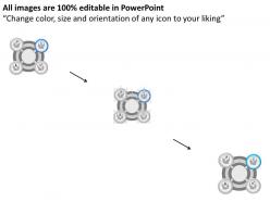 Lw four staged idea invention diagram with icons powerpoint template