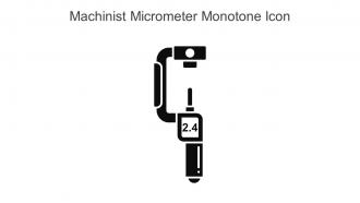 Machinist Micrometer Monotone Icon In Powerpoint Pptx Png And Editable Eps Format