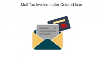 Mail Tax Invoice Letter Colored Icon In Powerpoint Pptx Png And Editable Eps Format