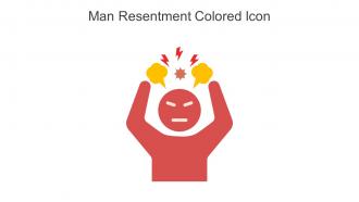 Man Resentment Colored Icon In Powerpoint Pptx Png And Editable Eps Format