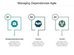 Managing dependencies agile ppt powerpoint presentation icon designs download cpb
