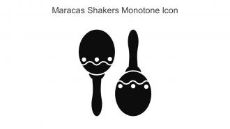 Maracas Shakers Monotone Icon In Powerpoint Pptx Png And Editable Eps Format