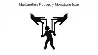 Marionettes Puppetry Monotone Icon In Powerpoint Pptx Png And Editable Eps Format