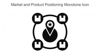 Market And Product Positioning Monotone Icon In Powerpoint Pptx Png And Editable Eps Format