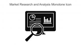Market Research And Analysis Monotone Icon In Powerpoint Pptx Png And Editable Eps Format